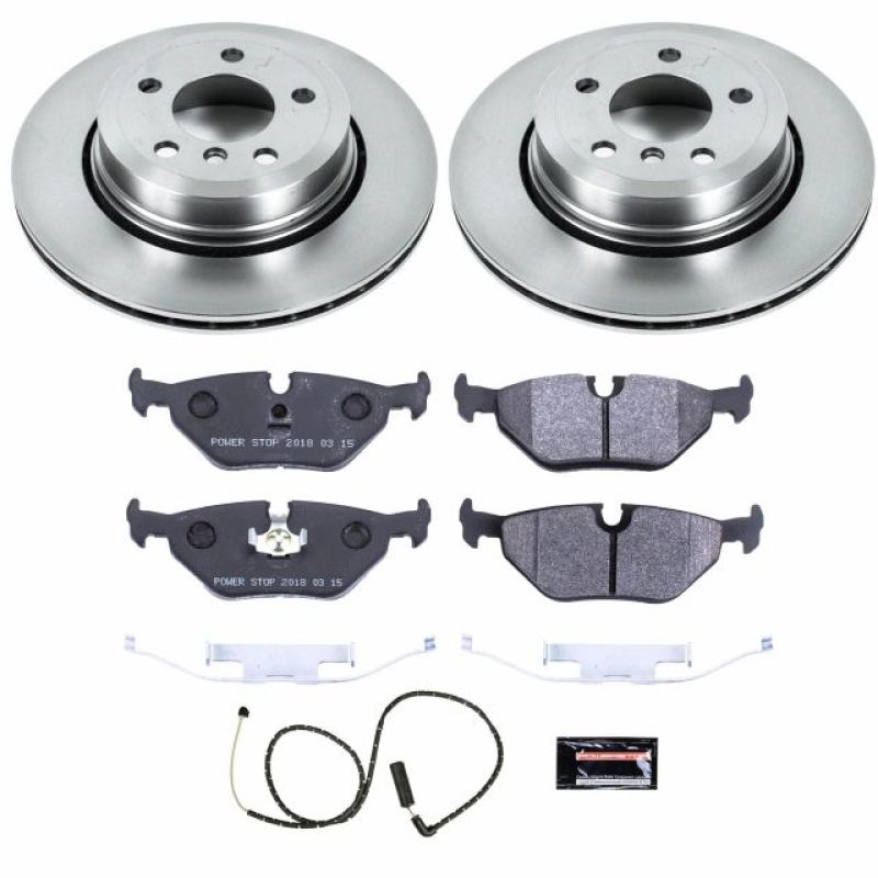 BMW X3 Brake Kit - Rear - PowerStop - Track Day High-Performance Rotors + Track Day Brake Pads - `04-`10 BMW X3 Brake Kit - Rear - PowerStop - Track Day High-Performance Rotors + Track Day Brake Pads - `04-`10