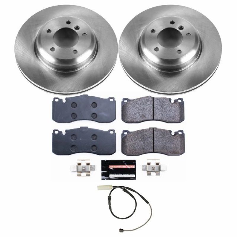 BMW 135i Brake Kit - Front - PowerStop - Autospecialty Rotors + Track Day Pads - `11-`13 BMW 135i Brake Kit - Front - PowerStop - Autospecialty Rotors + Track Day Pads - `11-`13