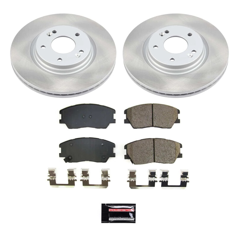 Chevrolet Corvette Brake Kit - Front + Rear - PowerStop - Autospecialty Rotors + Track Day Pads - 2014 Chevrolet Corvette Brake Kit - Front + Rear - PowerStop - Autospecialty Rotors + Track Day Pads - 2014
