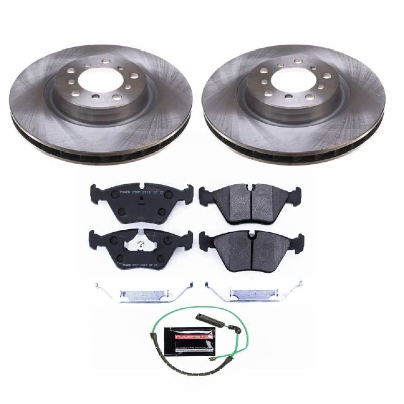 BMW M3 Brake Kit - Front - PowerStop - Track Day Spec High-Performance Rotors + Track Day Spec Pads - `01-`06 BMW M3 Brake Kit - Front - PowerStop - Track Day Spec High-Performance Rotors + Track Day Spec Pads - `01-`06