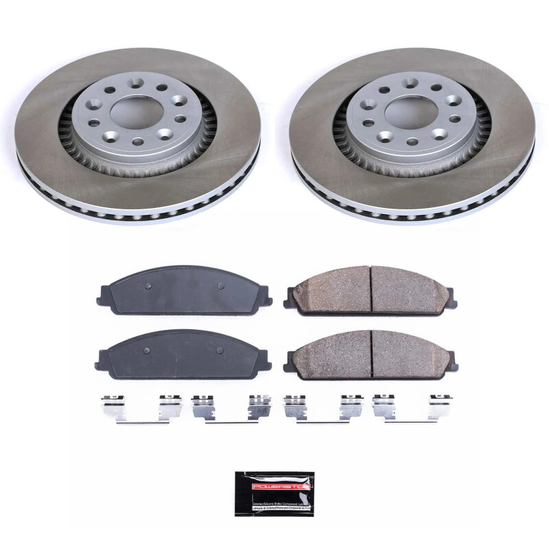 BMW Z4 Brake Kit - Front + Rear - PowerStop - Track Day Spec High-Performance Brake Pads + Autospecialty Rotors - `03-`05
