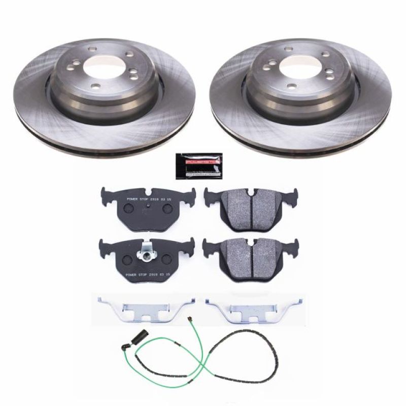 BMW M3 Brake Kit - Rear - PowerStop - Track Day Spec High-Performance Brake Pad and Rotor Kit - `01-`06 BMW M3 Brake Kit - Rear - PowerStop - Track Day Spec High-Performance Brake Pad and Rotor Kit - `01-`06