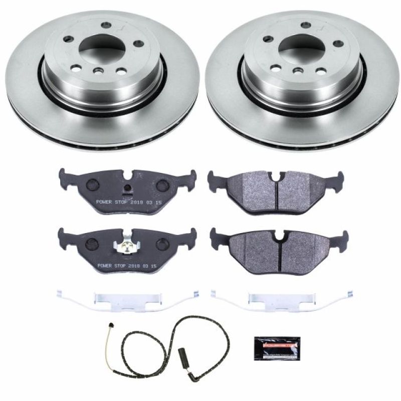 BMW X3 Brake Kit - Rear - PowerStop - Track Day Spec High-Performance Brake Pads + Autospecialty Rotors - `04-`10 BMW X3 Brake Kit - Rear - PowerStop - Track Day Spec High-Performance Brake Pads + Autospecialty Rotors - `04-`10