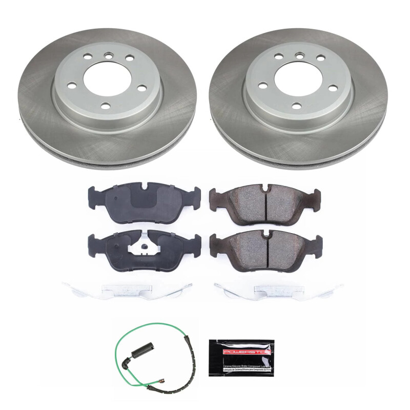 Volkswagen Passat Brake Kit - Front + Rear - PowerStop - Track Day Spec High-Performance Pads + Autospecialty Rotors - 2010