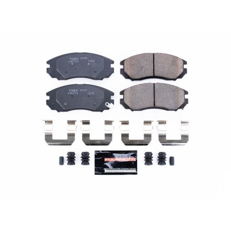 Hyundai Tiburon Brake Pads - Front - PowerStop - Z23 Evolution Sport Carbon-Fiber Ceramic - `04-`08