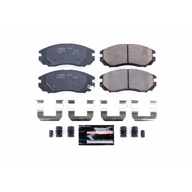 Hyundai Tiburon Brake Pads - Front - PowerStop - Z23 Evolution Sport Carbon-Fiber Ceramic - `04-`08
