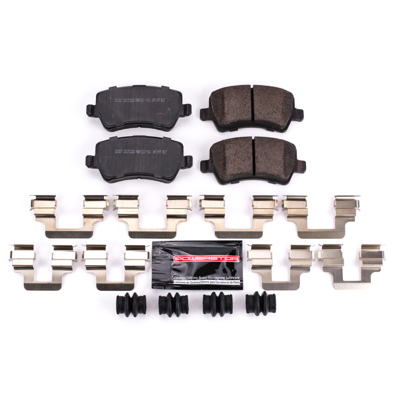 Land Rover LR2 Brake Pads - Rear - PowerStop - Z23 Evolution Sport Carbon-Fiber Ceramic w/ Hardware - `13-`15