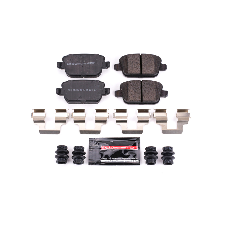 Land Rover LR2 Brake Pads - Rear - PowerStop - Z23 Evolution Sport Carbon-Fiber Ceramic, with Hardware - `08-`12 Land Rover LR2 Brake Pads - Rear - PowerStop - Z23 Evolution Sport Carbon-Fiber Ceramic, with Hardware - `08-`12