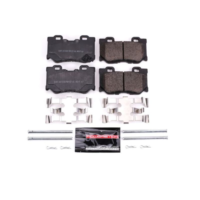 Infiniti FX50 Brake Pads - Rear - PowerStop - Z23 Evolution Sport Carbon-Fiber - `09-`13 Infiniti FX50 Brake Pads - Rear - PowerStop - Z23 Evolution Sport Carbon-Fiber - `09-`13