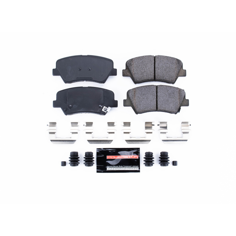 Hyundai Elantra Brake Pads - Front - PowerStop - Z23 Evolution Sport Carbon-Fiber Ceramic - `11-`16