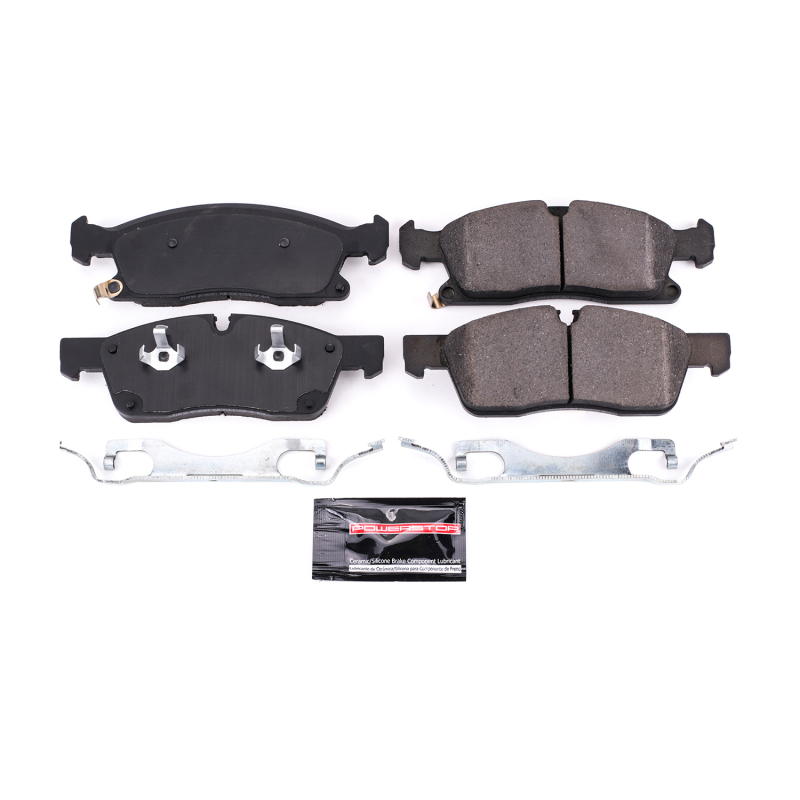 Dodge Durango Brake Pads - Front - PowerStop - Z23 Evolution Sport Carbon-Fiber Ceramic - 2017