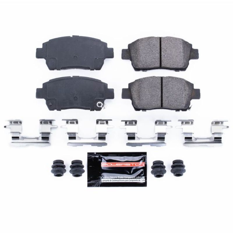 Scion iQ Brake Pads - Front - PowerStop - Z23 Evolution Sport Carbon-Fiber Ceramic - `12-`15