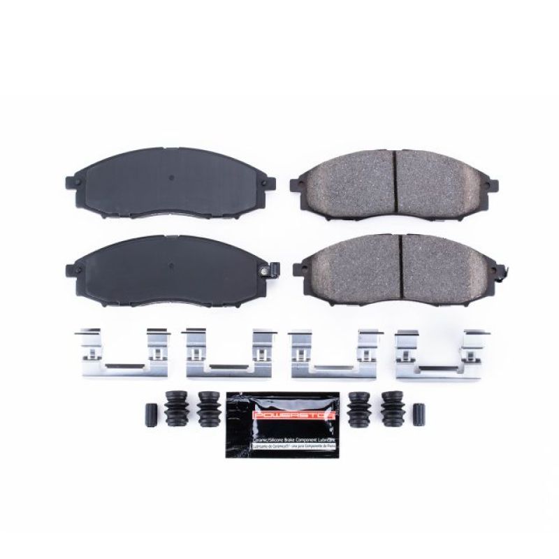 Nissan Frontier Brake Pads - Front - PowerStop - Z23 Evolution Sport - `03-`04 Nissan Frontier Brake Pads - Front - PowerStop - Z23 Evolution Sport - `03-`04