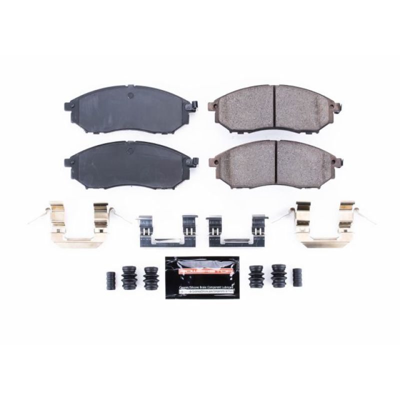 Infiniti FX45 Brake Pads - Front - PowerStop - Z23 Evolution Sport Carbon-Fiber - `03-`09 Infiniti FX45 Brake Pads - Front - PowerStop - Z23 Evolution Sport Carbon-Fiber - `03-`09