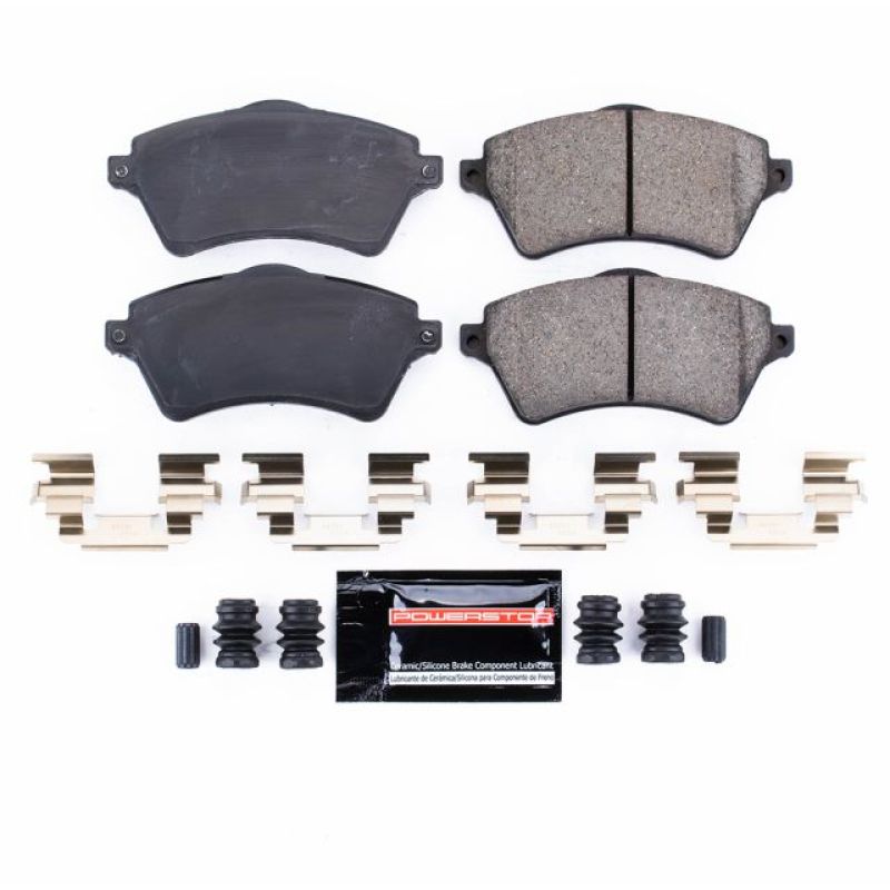 Land Rover Freelander Brake Pads - Front - PowerStop - Z23 Evolution Sport Carbon-Fiber Ceramic with Stainless-Steel Hardware - `02-`05 Land Rover Freelander Brake Pads - Front - PowerStop - Z23 Evolution Sport Carbon-Fiber Ceramic with Stainless-Steel Hardware - `02-`05