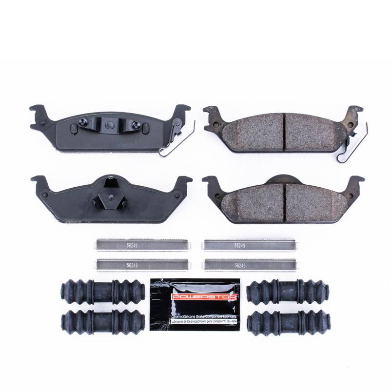 Dodge Dakota Brake Pads - Rear - PowerStop - Z23 Evolution Sport Carbon-Fiber Ceramic - `03-`04