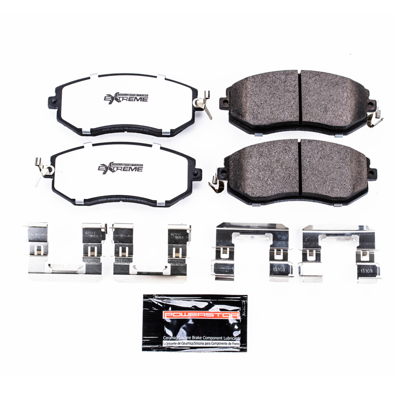 Subaru XV Crosstrek Brake Pads - Front - PowerStop - Z26 Street Performance Carbon-Fiber Ceramic - `11-`19