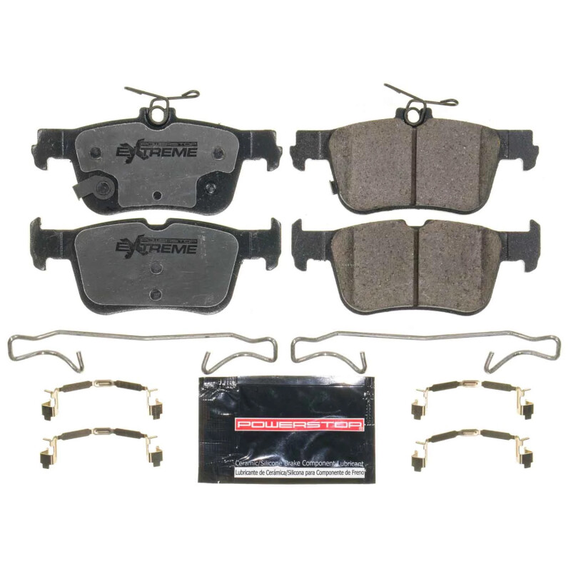 Ford Mustang Mach-E Brake Pads - Rear - PowerStop - Z26 Street Performance Carbon-Fiber Ceramic - `21-`22 Ford Mustang Mach-E Brake Pads - Rear - PowerStop - Z26 Street Performance Carbon-Fiber Ceramic - `21-`22