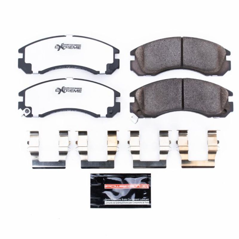 Mitsubishi Outlander Brake Pads - Front - PowerStop - Z26 Extreme Street + Carbon-Fiber Ceramic - `90-`15 Mitsubishi Outlander Brake Pads - Front - PowerStop - Z26 Extreme Street + Carbon-Fiber Ceramic - `90-`15