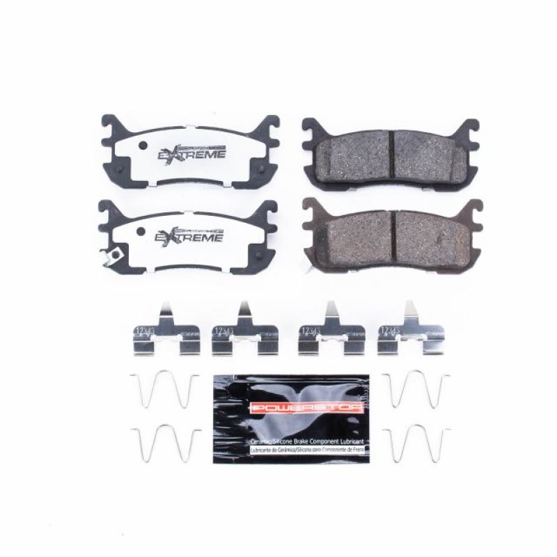 Ford Escort Brake Pads - Rear - PowerStop - Z26 Extreme Street - `97-`03