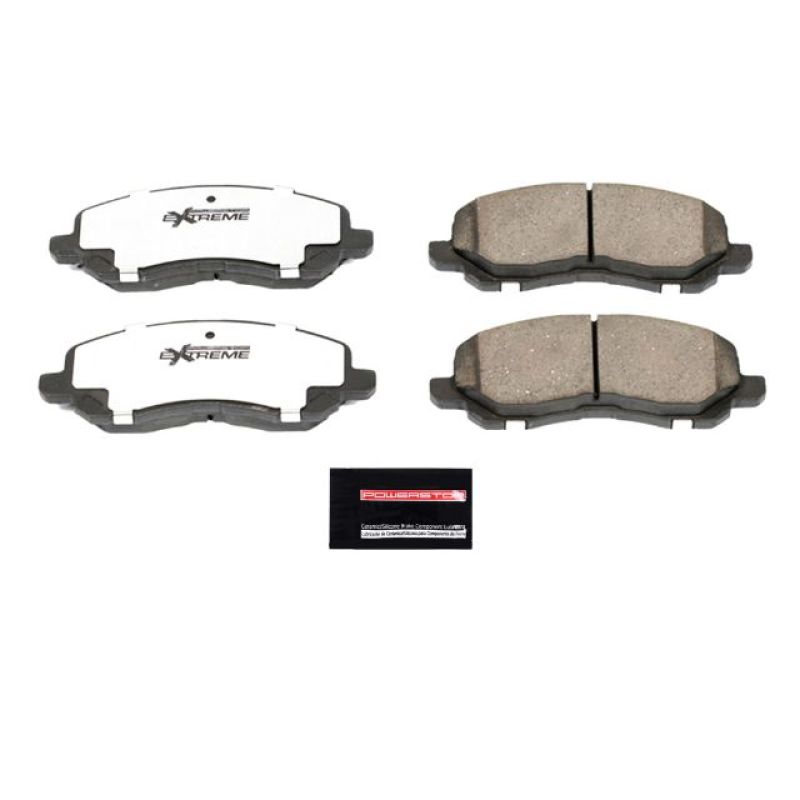Dodge Avenger Brake Pads - Front - PowerStop - Z26 Extreme Street with Hardware - `08-`14 Dodge Avenger Brake Pads - Front - PowerStop - Z26 Extreme Street with Hardware - `08-`14