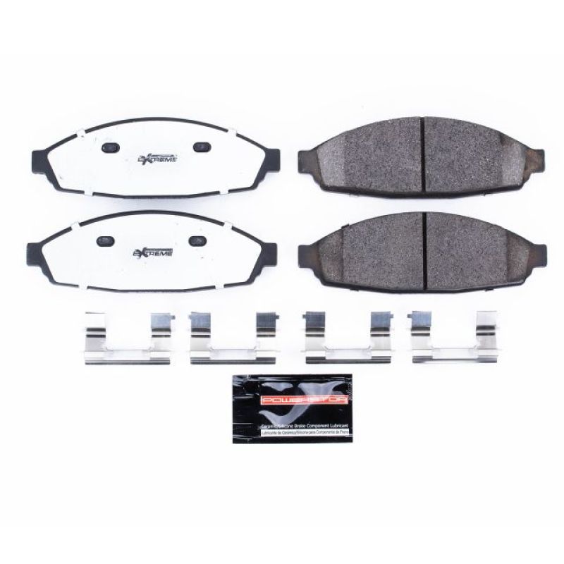 Ford Crown Victoria Brake Pads - Front - PowerStop - Z26 Extreme Street Warrior - `03-`11