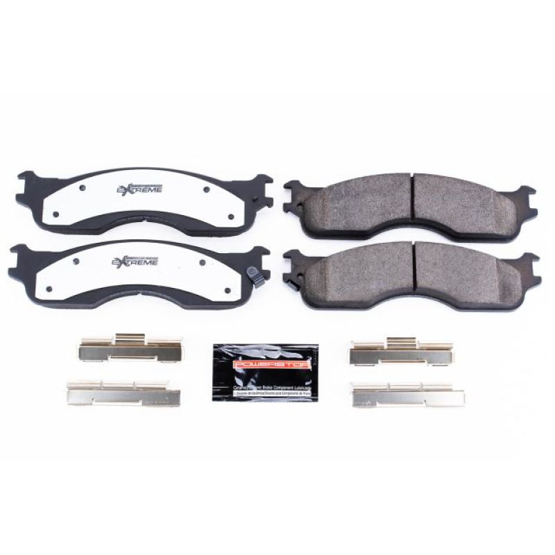 Dodge Ram 1500 Brake Pads - Front - PowerStop - Z36 Truck & Tow Carbon-Fiber Ceramic - 2004