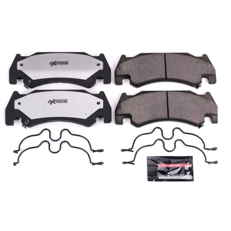 Dodge Ram 1500 Brake Pads - Front - PowerStop - Z36 Truck & Tow Carbon-Fiber Ceramic - 2005