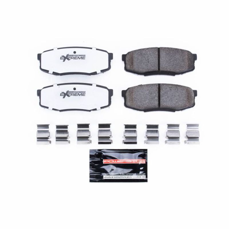 Toyota Land Cruiser Brake Pads - Rear - PowerStop - Z36 Truck & Tow Carbon-Fiber Ceramic - `13-`21