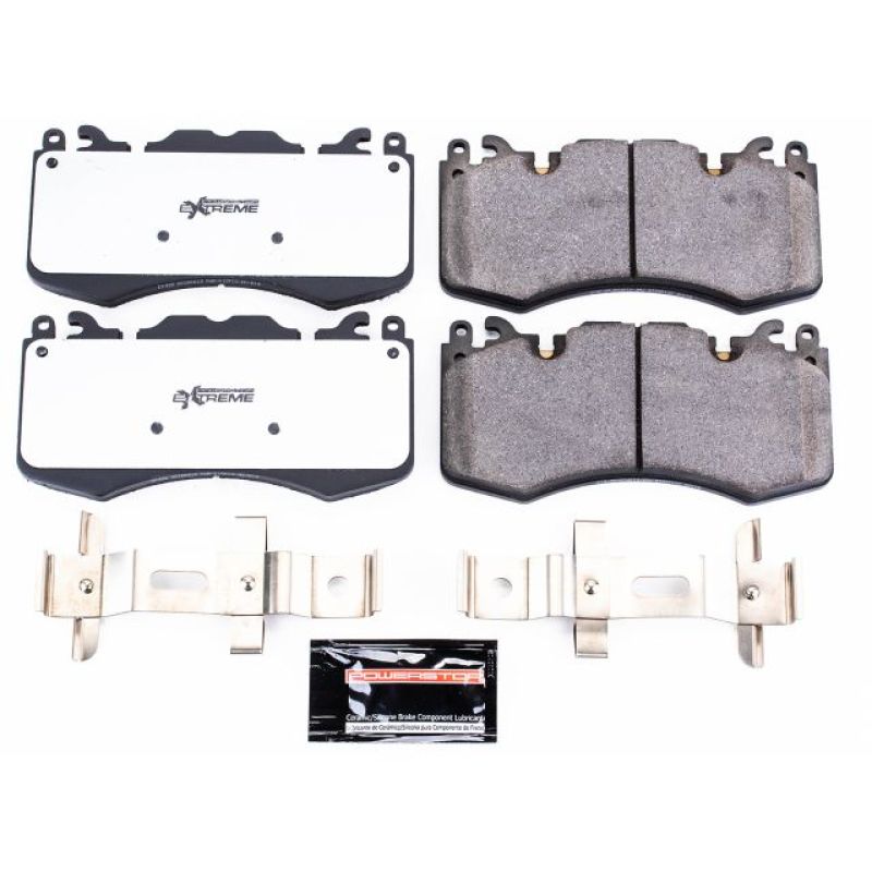 Land Rover Range Rover Brake Pads - Front - PowerStop - Z36 Truck & Tow Carbon-Fiber Ceramic (with stainless-steel hardware and ceramic lubricant) - `10-`17 Land Rover Range Rover Brake Pads - Front - PowerStop - Z36 Truck & Tow Carbon-Fiber Ceramic (with stainless-steel hardware and ceramic lubricant) - `10-`17