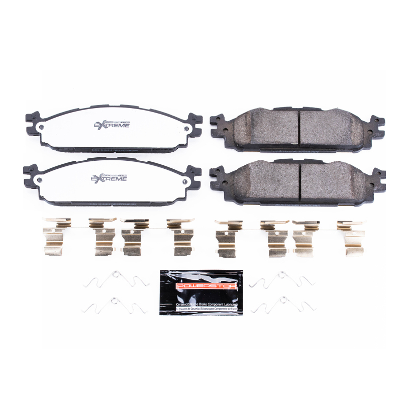 Ford Explorer Brake Pads - Front - PowerStop - Z36 Truck & Tow Carbon-Fiber Ceramic - `11-`19