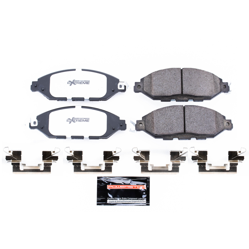 Infiniti JX35 Brake Pads - Front - PowerStop - Z36 Truck & Tow Carbon-Fiber Ceramic - 2013
