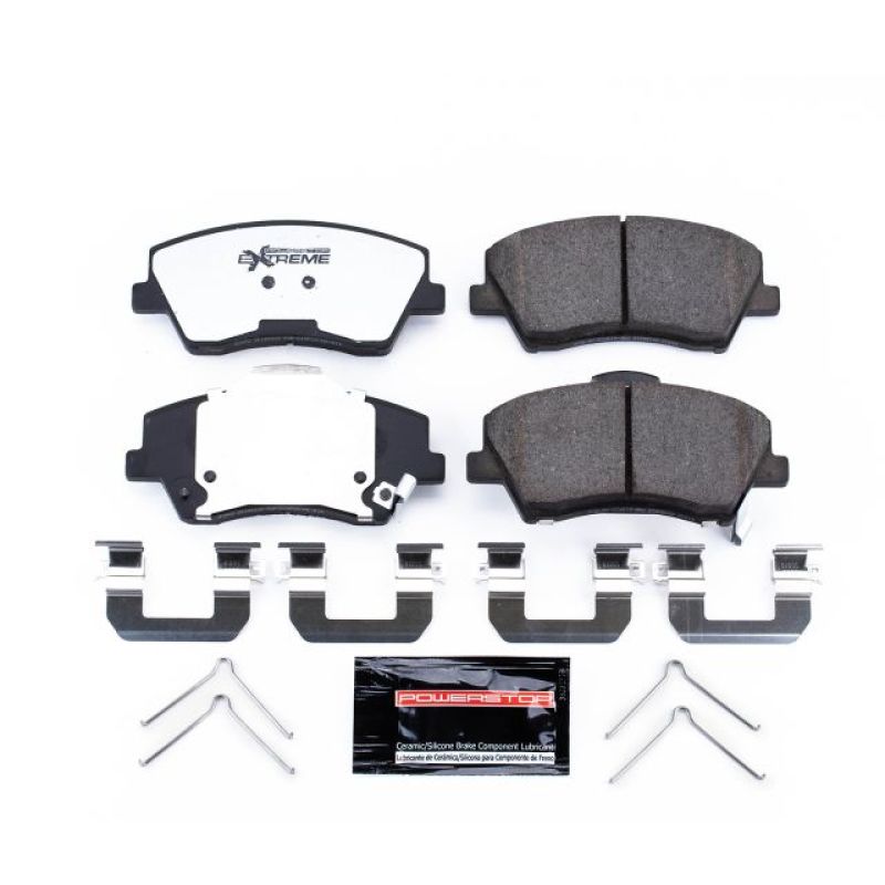 Hyundai Elantra Brake Pads - Front - PowerStop - Z36 Truck & Tow Carbon-Fiber Ceramic - `17-`19