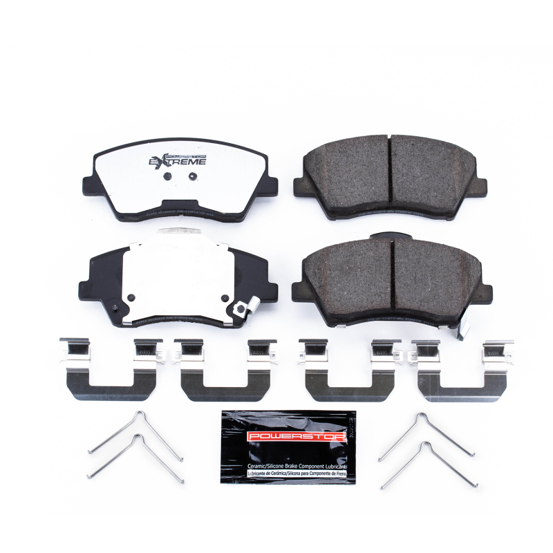 Hyundai Elantra Brake Pads - Front - PowerStop - Z36 Truck & Tow Carbon-Fiber Ceramic - `17-`19
