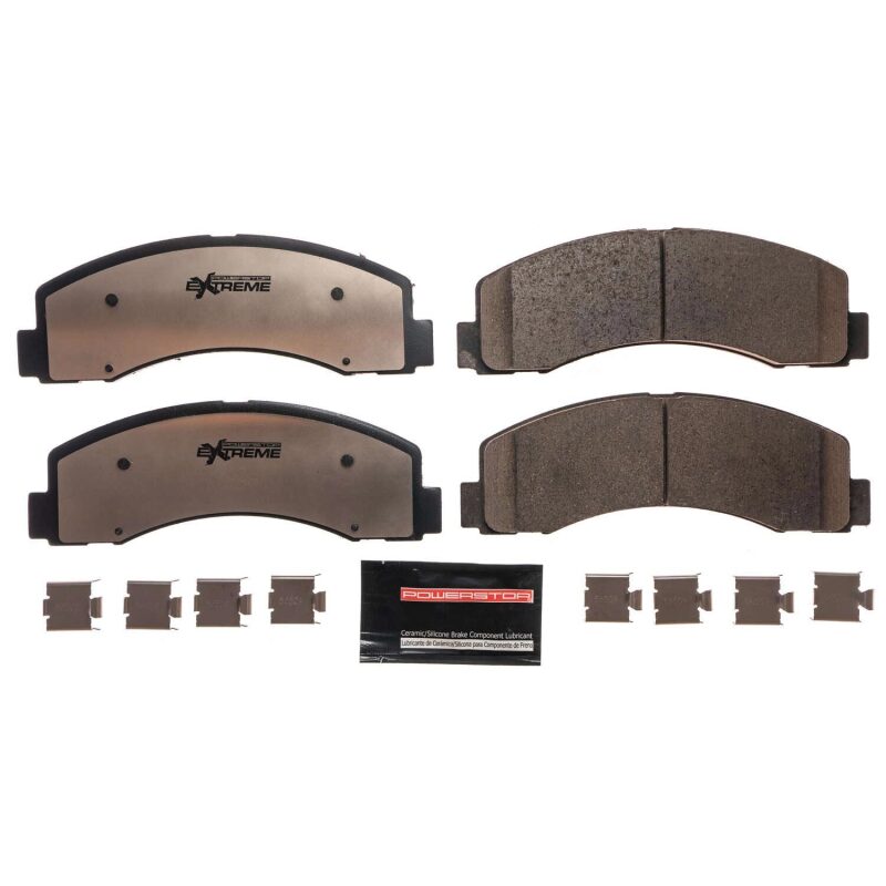 Ford Expedition Brake Pads - Front - PowerStop - Z36 Truck & Tow Carbon-Fiber Ceramic - `10-`19
