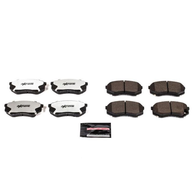 Mitsubishi Fuso FE Brake Pads - Front - PowerStop - Z36 Truck & Tow Carbon-Fiber Ceramic - `00-`04 Mitsubishi Fuso FE Brake Pads - Front - PowerStop - Z36 Truck & Tow Carbon-Fiber Ceramic - `00-`04