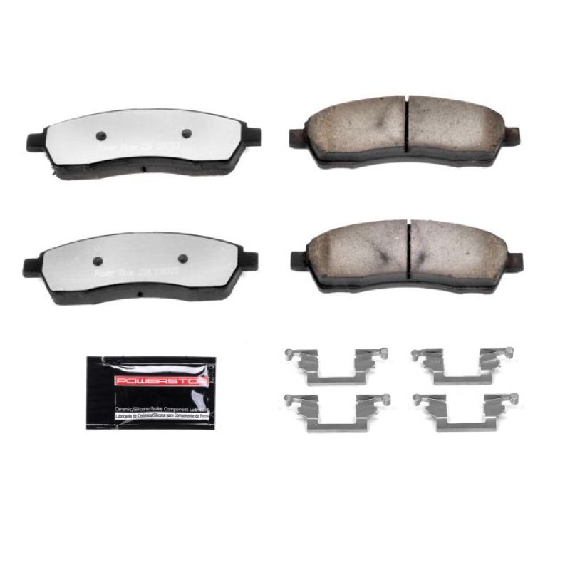 Ford Excursion Brake Pads - Rear - PowerStop - Z36 Truck & Tow Carbon-Fiber Ceramic - `00-`05 Ford Excursion Brake Pads - Rear - PowerStop - Z36 Truck & Tow Carbon-Fiber Ceramic - `00-`05