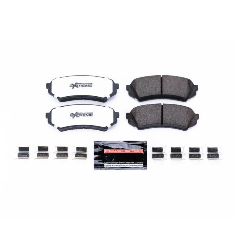 Lexus LX470 Brake Pads - Rear - PowerStop - Z36 Truck & Tow Carbon-Fiber Ceramic - `98-`07