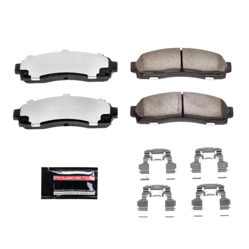 Chevrolet Equinox Brake Pads - Front - PowerStop - Z36 Truck & Tow Carbon-Fiber Ceramic - `05-`06