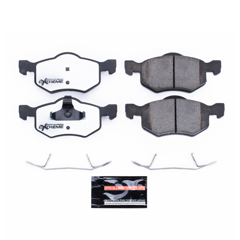Ford Escape Brake Pads - Front - PowerStop - Z36 Truck & Tow Carbon-Fiber Ceramic - `01-`07