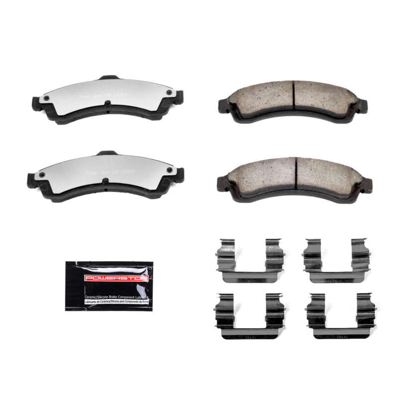 Buick Rainier Brake Pads - Front - PowerStop - Z36 Truck & Tow, Carbon-Fiber Ceramic - `04-`05