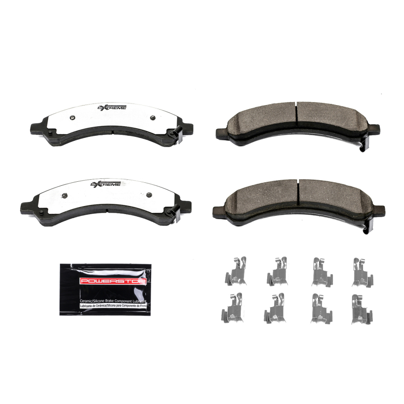 Chevrolet Express 3500 Brake Pads - Rear - PowerStop - Z36 Truck & Tow Carbon-Fiber Ceramic - `03-`09