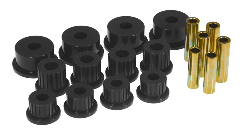 Dodge Ram Spring & Shackle Bushings - Rear - Prothane - Black - `94-`01