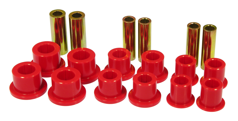 Ford F-250 Super Duty Bushing Kit - Front - Prothane - Spring/Shackle - Red - `99-`04 Ford F-250 Super Duty Bushing Kit - Front - Prothane - Spring/Shackle - Red - `99-`04