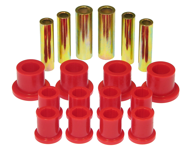 Ford F150 Bushing Kit - Rear - Prothane - Spring/Shackle - Red - `04-`06 Ford F150 Bushing Kit - Rear - Prothane - Spring/Shackle - Red - `04-`06