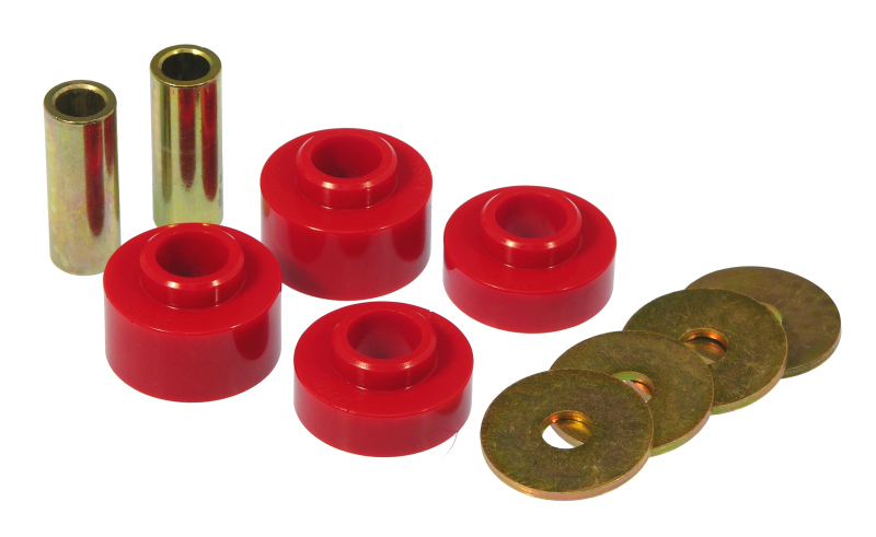 Ford Cobra Transmission Mounts - Front - Prothane - Cobra IRS Front Diff Bushings - Red - `99-`04 Ford Cobra Transmission Mounts - Front - Prothane - Cobra IRS Front Diff Bushings - Red - `99-`04