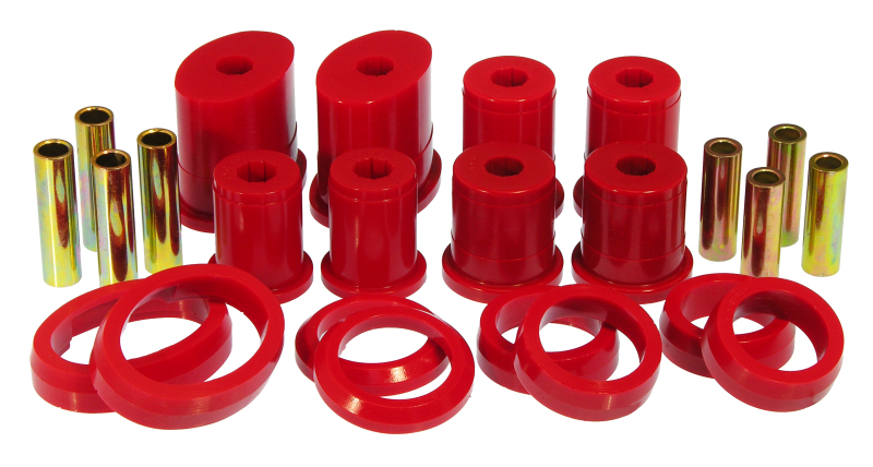 Ford Mustang Control Arm Bushings - Rear Lower - Prothane - Oval - Red - `99-`04 Ford Mustang Control Arm Bushings - Rear Lower - Prothane - Oval - Red - `99-`04
