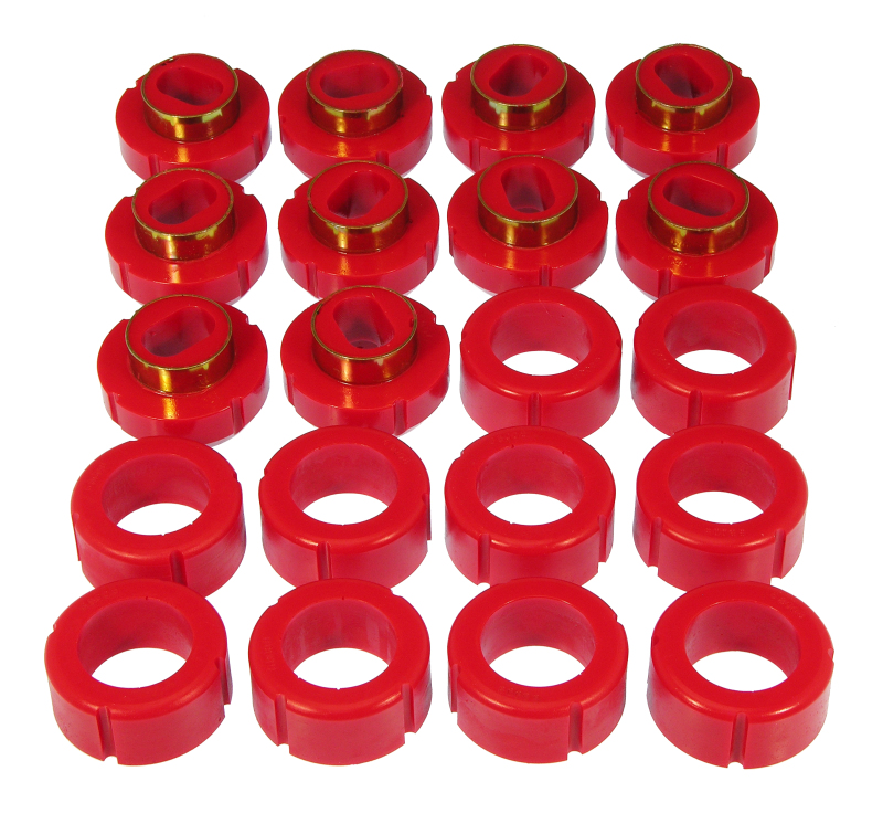 Chevrolet Blazer Body Mount Bushing Kit - Prothane - Red - `82-`00 Chevrolet Blazer Body Mount Bushing Kit - Prothane - Red - `82-`00