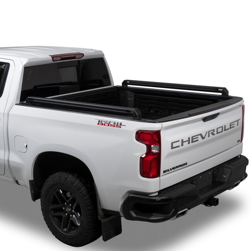 Chevrolet Silverado 1500 Truck Bed Side Rail - Putco - Tec Rails - Textured Black - `19-`26
