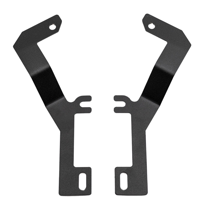 GMC Sierra 1500 Light Bar Brackets - Hood - Putco - Luminix - Black - `19-`26